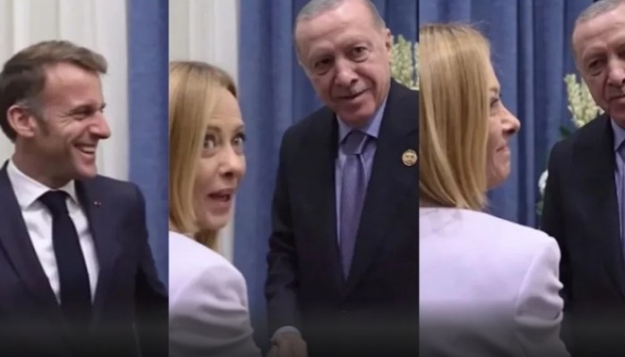 ইতালির প্রধানমন্ত্রী মেলানির সংগে এরদোগানের কৌতুক!
