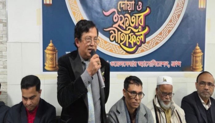 ফ্রান্সে কুলাউড়া ওয়েলফেয়ার অ্যাসোসিয়েশনের উদ্যোগে ইফতার ও দোয়া মাহফিল